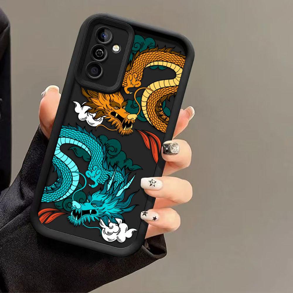 Comics Dragon Caricature Cover Phone Case For HONOR 600 400 90 LITE 300 200 70 50 20 10I 9X 8X PRO DIY Case Shell Funda Capa