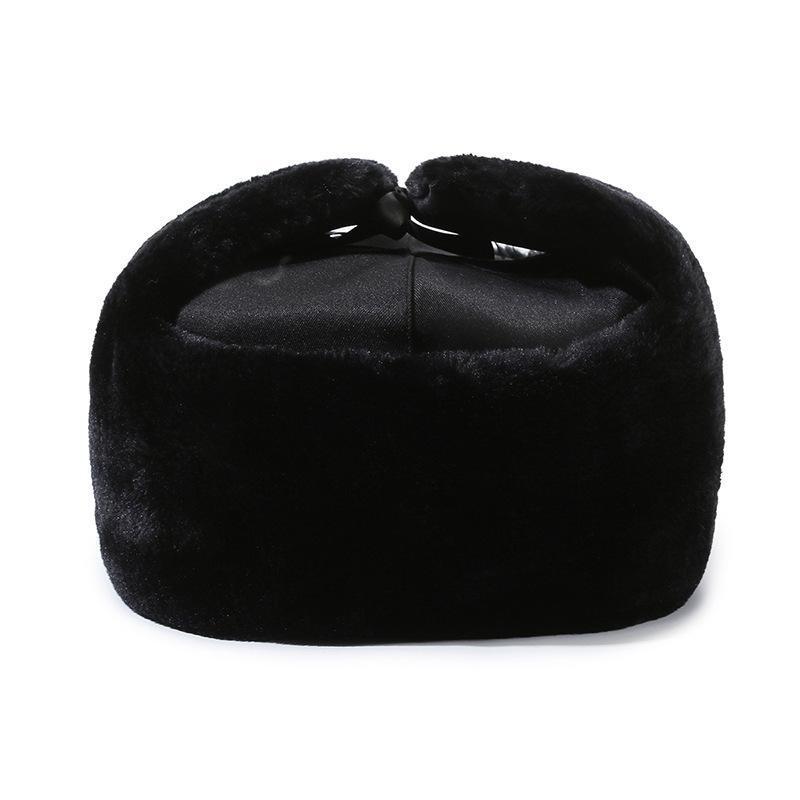 Winter Hat Outdoor Thickened Cold-proof and Warm Lei Feng Hat Men's Windproof Northeast Cotton Hat Ski Hat