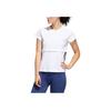 Adidas 3S Cap Sleeve Tee Training Sports Split Hem Short Sleeve T-Shirt Women Tops White FL2047