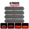 Truck 9 inch 3 in 1 LED Tail Light 100 LED ATV Taillights Trailer Rear Brake Reverse Lamp Van DRL Turn Signal Waterproof 12V 24V