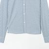 TAOP&ZA Women's Korean Style Slim Fit Plaid Long Sleeve Shirt - Spring 2026 New Arrival