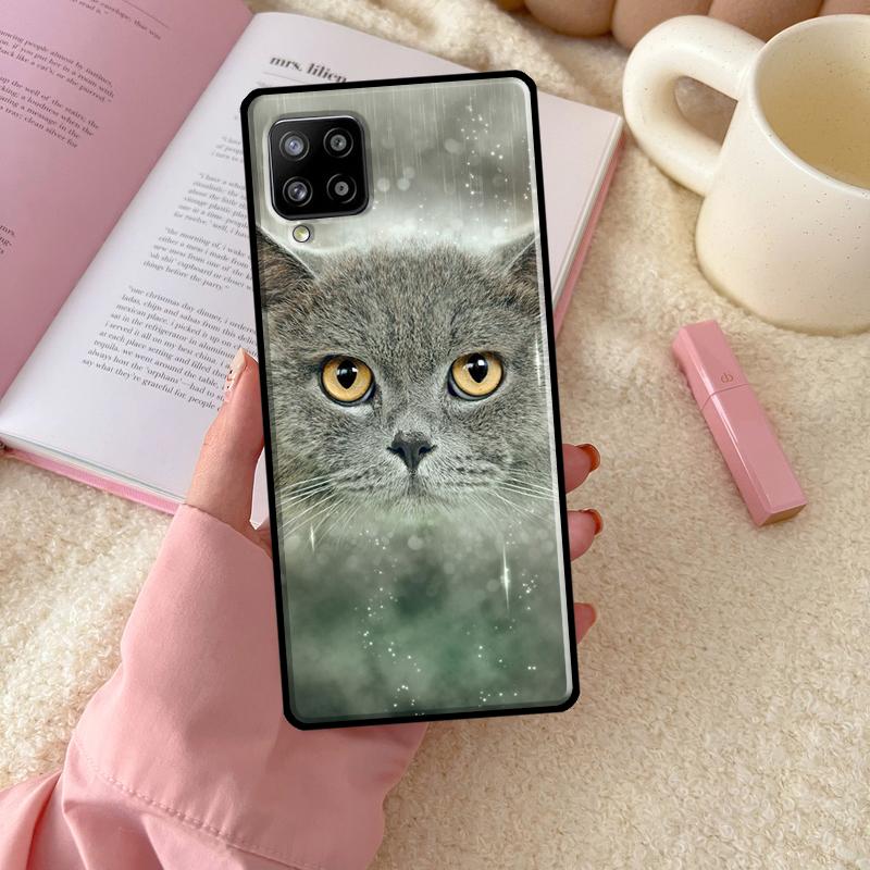 British Shorthair Cat For Samsung Galaxy A56 A54 A34 A14 A06 A16 A26 A36 A12 A32 A52 A13 A33 A53 A15 A35 A55 Case