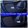 Pro Ford Escape / Kuga - 2025 Ochranné fólie proti kopnutí na vnitřní panel dveří auta Dekorativní lišty Interiérové doplňky