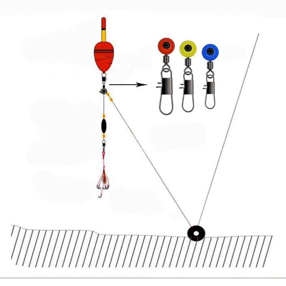 Stops Accessories Fishing Tackle Space Beans Swivel Feeder Beads Fishing Float Link Swivels Float