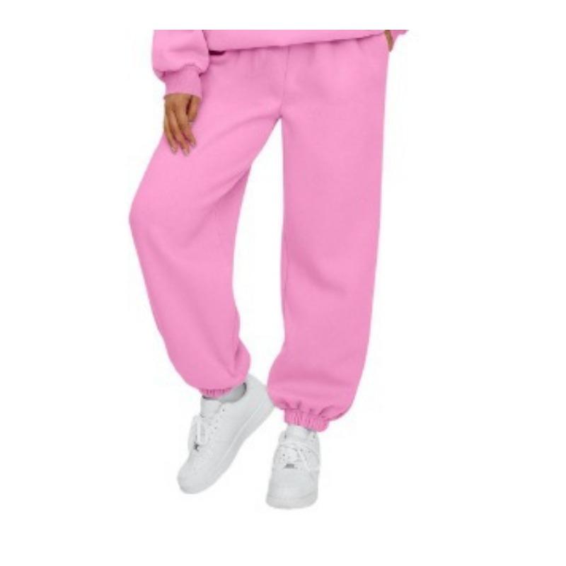 Women Elastic Waist Jogger Sweatpants With Pockets Casual Loose Fit