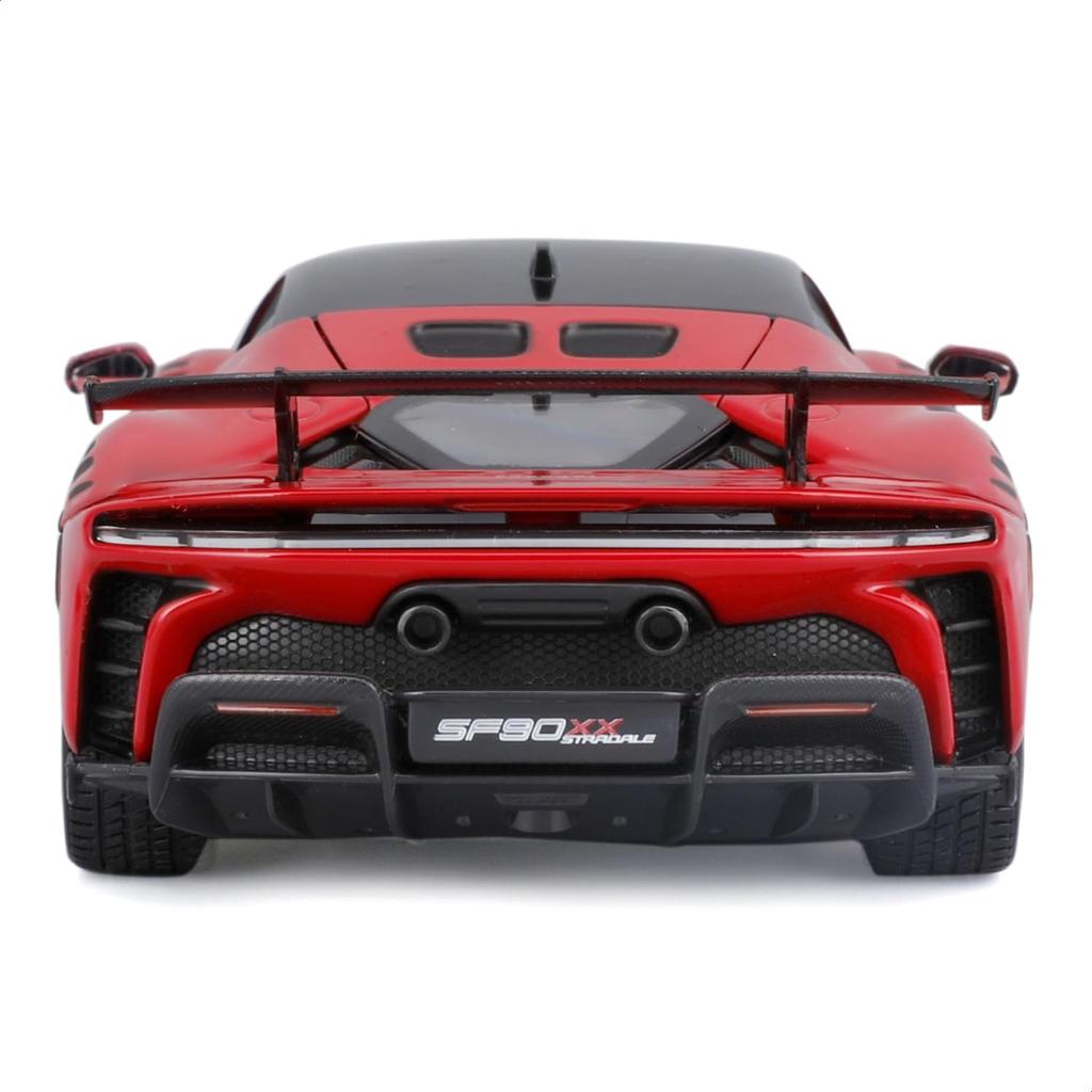 Bburago 1/24 Scale Ferrari SF90 XX Stradale Red / Diecast Model Car, Finished Product, 18-26032 RD