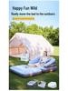 Thickened Flocking Double Inflatable Sofa Bed with Multifunctional Pad