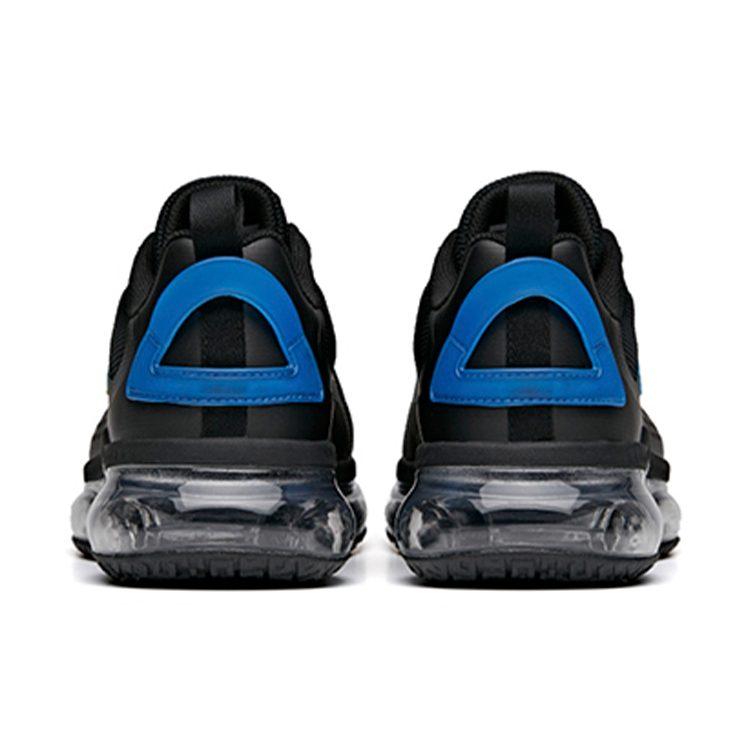 Anta Running Collection Cushioning Slip Resistant Abrasion Resistant Breathable Low top Running Shoes Men's Black Blue 912125503-4