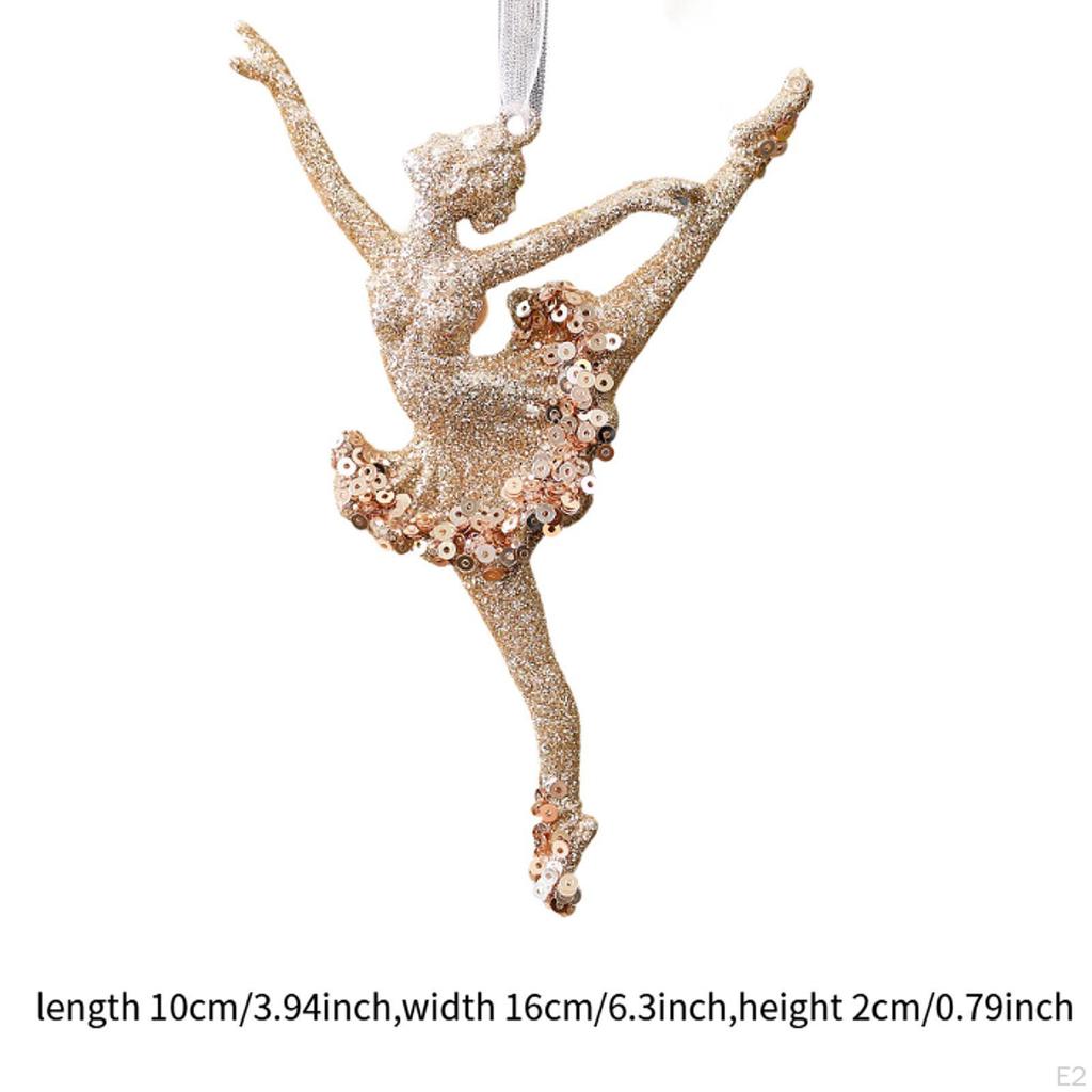 Hängende Weihnachtsbaumschmuck Ballerina Tänzerin Dekoration, 3D Baumdeko für Decke, Weihnachten
