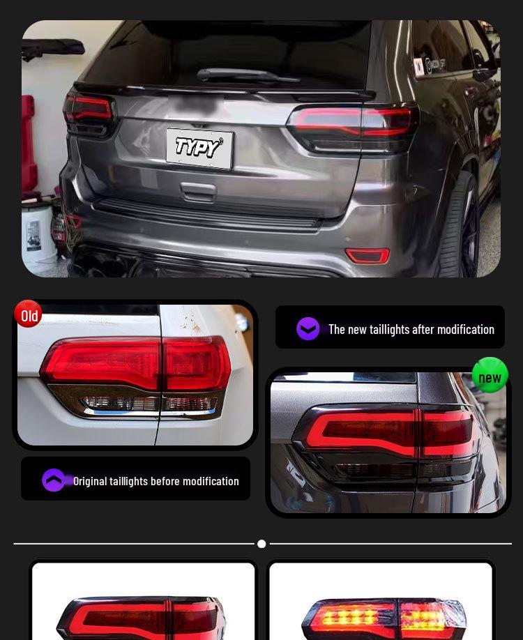 JEEP Grand Cherokee 2014-2021 LED Tail Light Kit: Running & Turn Signals