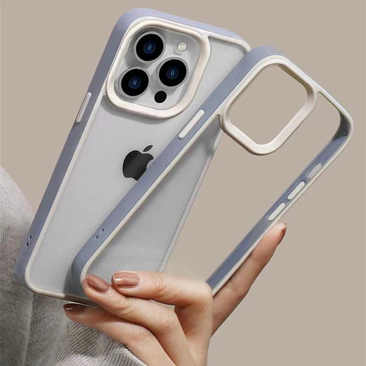 Applicable To Apple 15 Mobile Phone Case IPhone11 Pro MaxU Shield 12 Set 14Pro 7 Protection SE Transparent XR 13