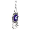 Blue Eye Wall Hanging Ornament Unique Pendant Hollow Flowers Turkish Lucky Wall Ornament for Home