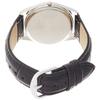 [Citizen Q&Q] Analoge Uhr Lederarmband QA00-301 Herren Schwarz