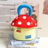 Cute Mushroom Shaped Makeup Cosmetic Bag Large Capacity Portable Toiletry Bag Travel Bag Storage Travel Organizer