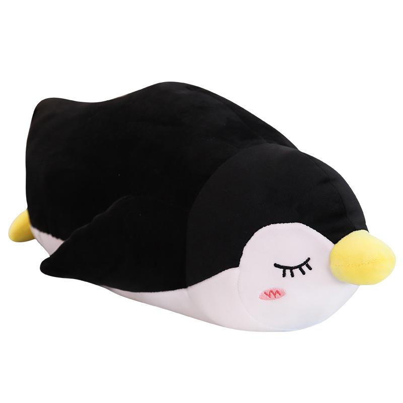 Lie Down Penguin Throw Pillow Doll Down Cotton Girl Lazy Bed Holding Sleeping Doll Super Soft Plush Toy