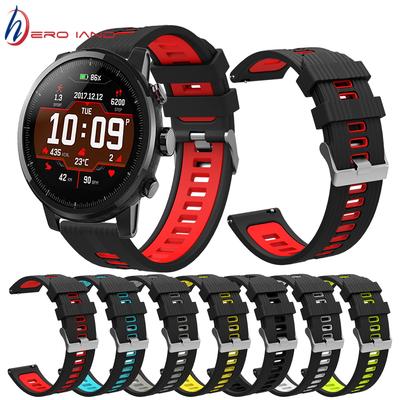22MM Weiches Silikon Ersatzarmband für Amazfit Stratos 3 2/2s Smartwatch Smartwatch-Armband für Amazfit Pace Uhrenzubehör