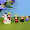 Four Cart Cute Handmade Glass Craft Day Horseback Warrior Children's