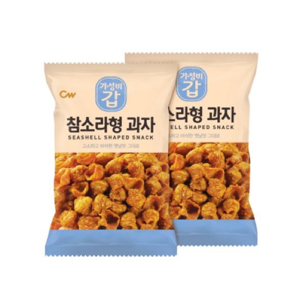 Snack Forma de Caracola Chungwoo 2 Paquetes 120 x 2 Piezas