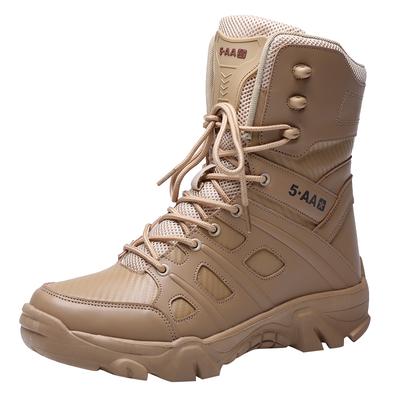 High Top Men's Hiking Desert Boots High Quality Non-slip Casual Ankle Boots Outdoor Hiking Boots Wear Resistant Large Size 39-47