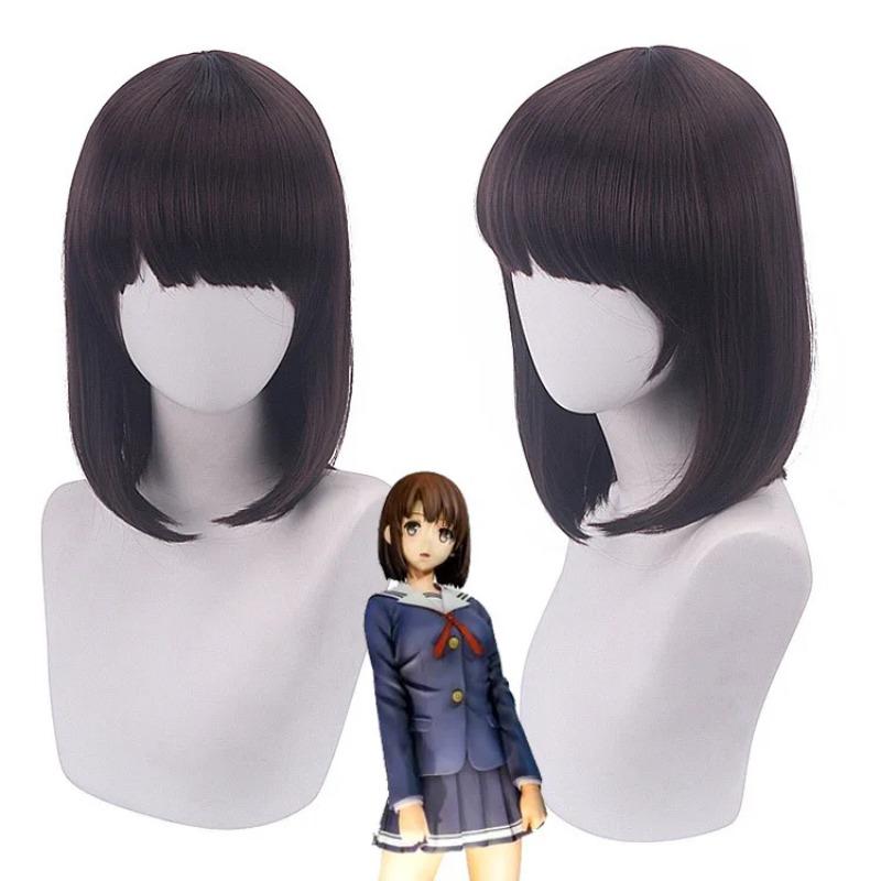 

30 см парик для косплея Time Agent Jia teng hui Saint hui Hair термостойкие волокна + парик-шапочка для вечеринки на Хэллоуин 30CM коричневый