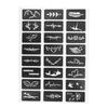 Semi Permanent Small Tattoo Stencil Airbrush Temporary Templates