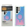 Gradient Laser Armor Airbag Anti-fall for MagSafe Case for Samsung S26 Ultra S25 S24 Plus Wireless Charge Ott-Box Clear Cover