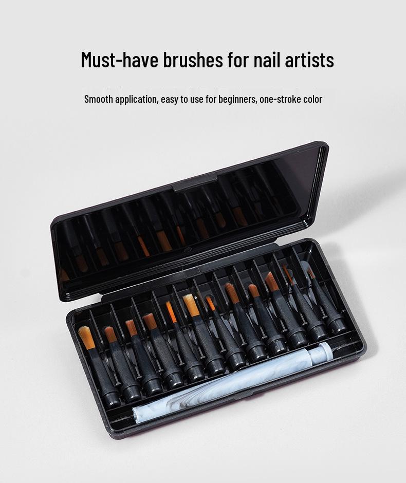 

Многофункциональный набор кистей для нейл-арта для рисования, омбре, линейного дизайна, акварели, наращивания гелем и гель-лака