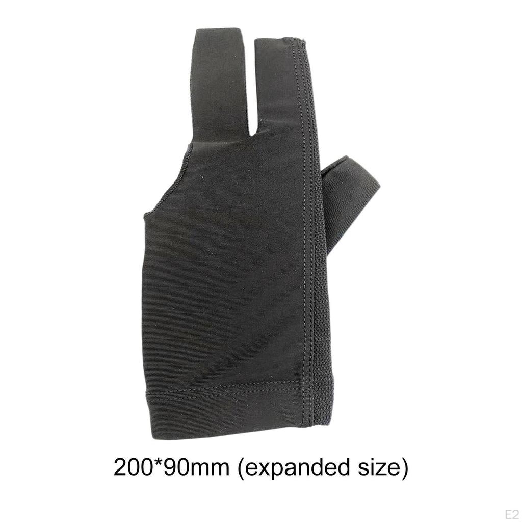 3 Fingers Billiard Glove Elastic Anti Skid Pool Cue Snooker for Practice Playing