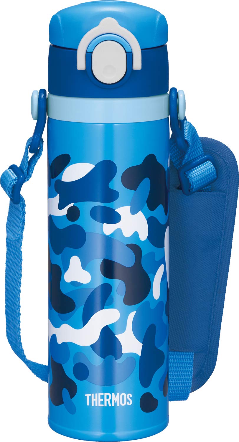 

Thermos Water Bottle Vacuum Insulated Kids Mobile Mug 500ml Blue BL JOI-500