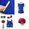 Authentic Ash Ketchum Cosplay Costume For Adults Perfect For Halloween And Carnival