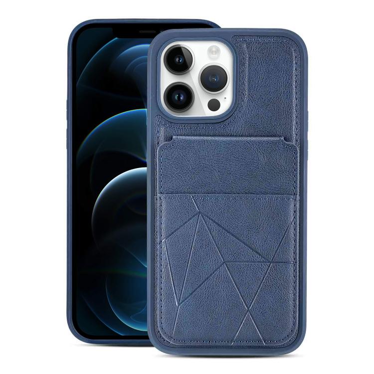Multifunctional Vertical Flip Card Wallet Holder Vegan Leather Back Phone Case