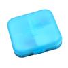 Travel Medicine Organizer Plastic Portable Mini Daily Medicine Case Capsules Container with 4