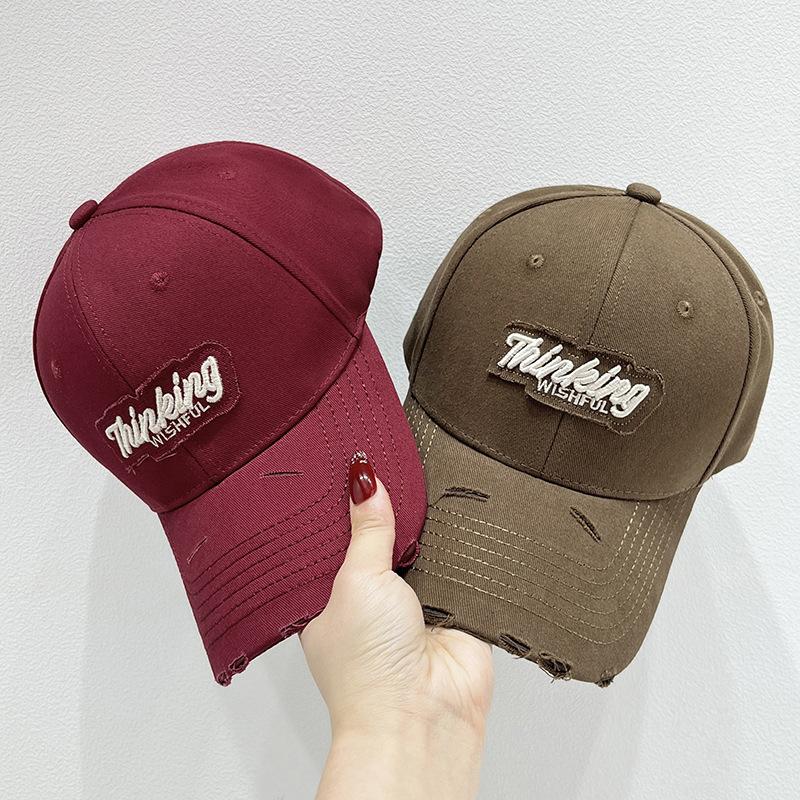 Cappellino da Baseball Leggero ad Asciugatura Rapida da Donna con Lettere Ricamate, Vestibilità Regolabile, Protezione Solare, Traspirante Impermeabile per Sport all'Aperto