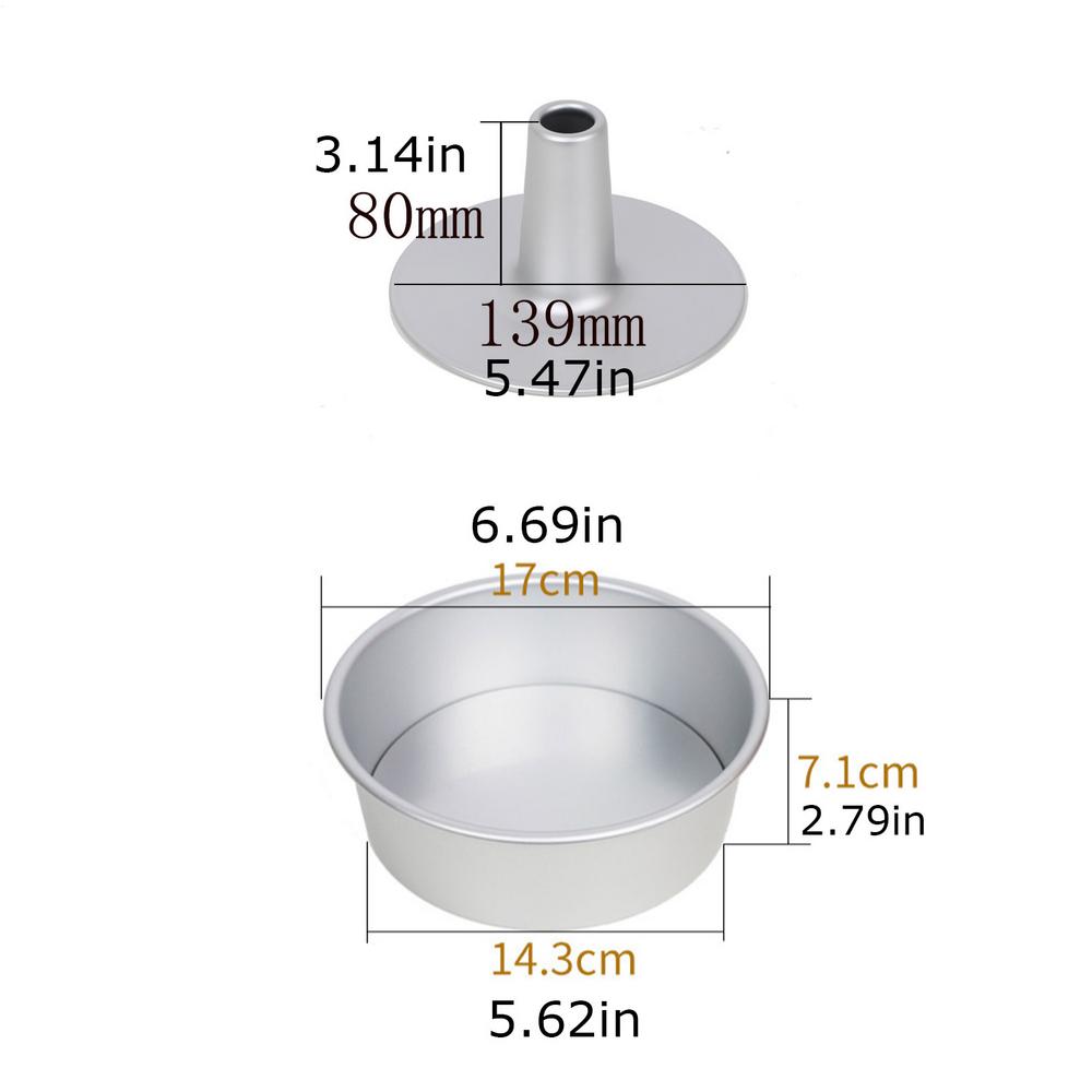 

Круглая форма для кекса с отверстием посередине, из сплава, с съемным дном, полая трубка-chimney, Инструменты для выпечки DIY, Форма для выпечки, Форма для хлеба