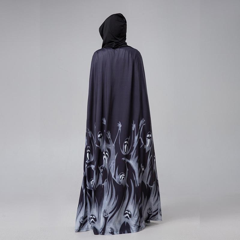 Cosplay Halloween costume blue and white skeleton ghost bride, movie cosplay costume, game uniform