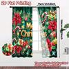 2pcs,Curtains Christmas88 (3) Pattern Popular Curtains Versatile 100% Polyester Curtains Thermal Insulation, and Room Darkening