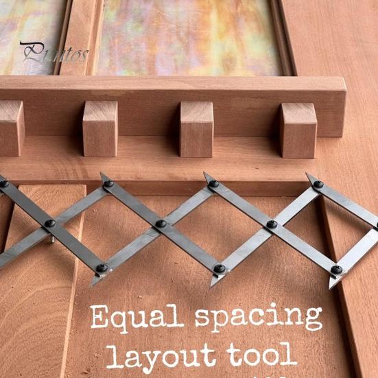 1/2Pcs 7 Point Woodworking Center Finder Marking Tools Sturdy Construction User-Friendly Design High Accuracy Equal Spacing Layout Tools