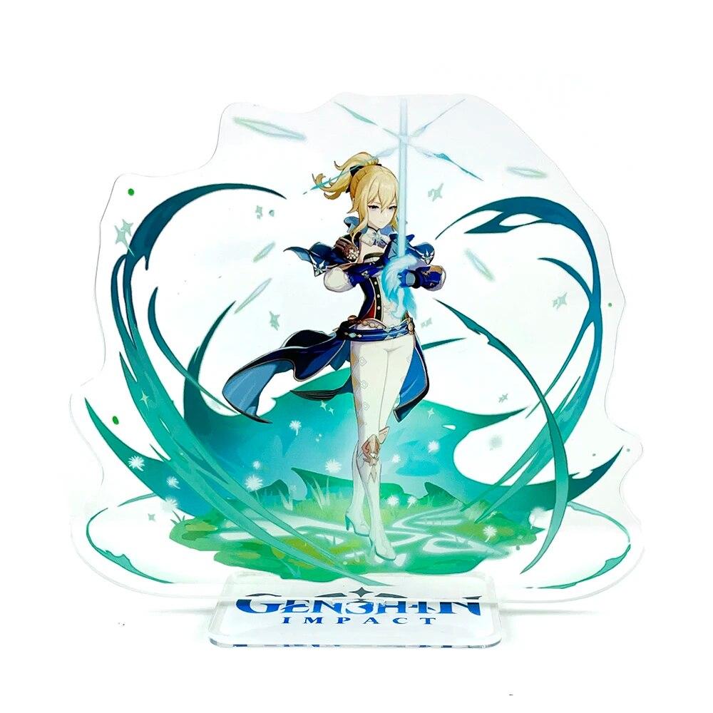 Mondstadt Characters Eula Klee Kaeya Jean Acrylic Stand Standee Toy Figure