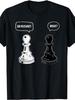 Funny Chess En Passant Pawn Chess Lover Humor Unisex T Shirt Fashion Slightly Stylish Comfortable Versatile Breathable Designer Clothes Top for Everyd