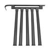 Towel Rack 5 Arm   Towel Bar Wall Mounted Punch   Bathroom Dual Use Storage Rack