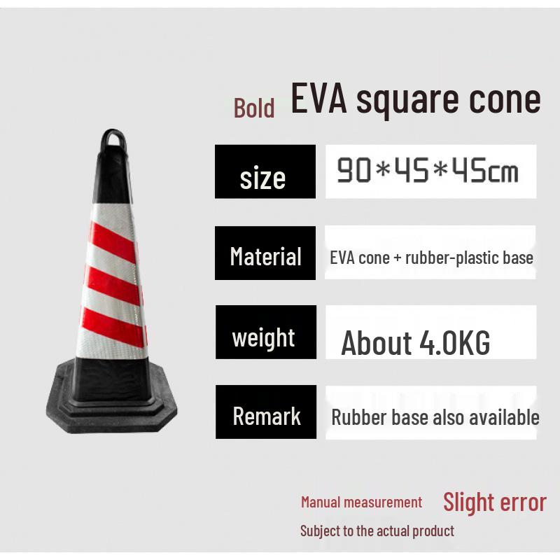 70cm No Parking Rubber Traffic Safety Cone