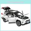 Rav4 Alloy Toyota Car Model Toy With Light Sound For Kids Playroom Collector And