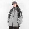 Streetwear Techwear Jacke Frauen Windjacken Vintage Harajuku Oversize Track Jacken Außen Zipper Mit Kapuze Anorak Mantel