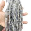 Natural Light Gray Moonstone Labradorite Beads for DIY Bracelet/Necklace Accessories