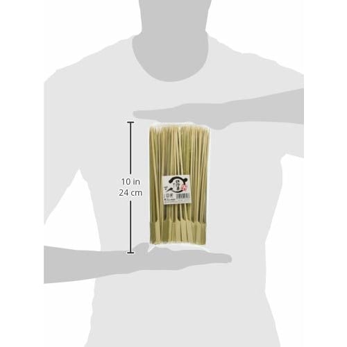 Commercial-Grade Teppo Skewers, 21cm, Pack of 100, for Rotating Foods (Product Code: 01316)