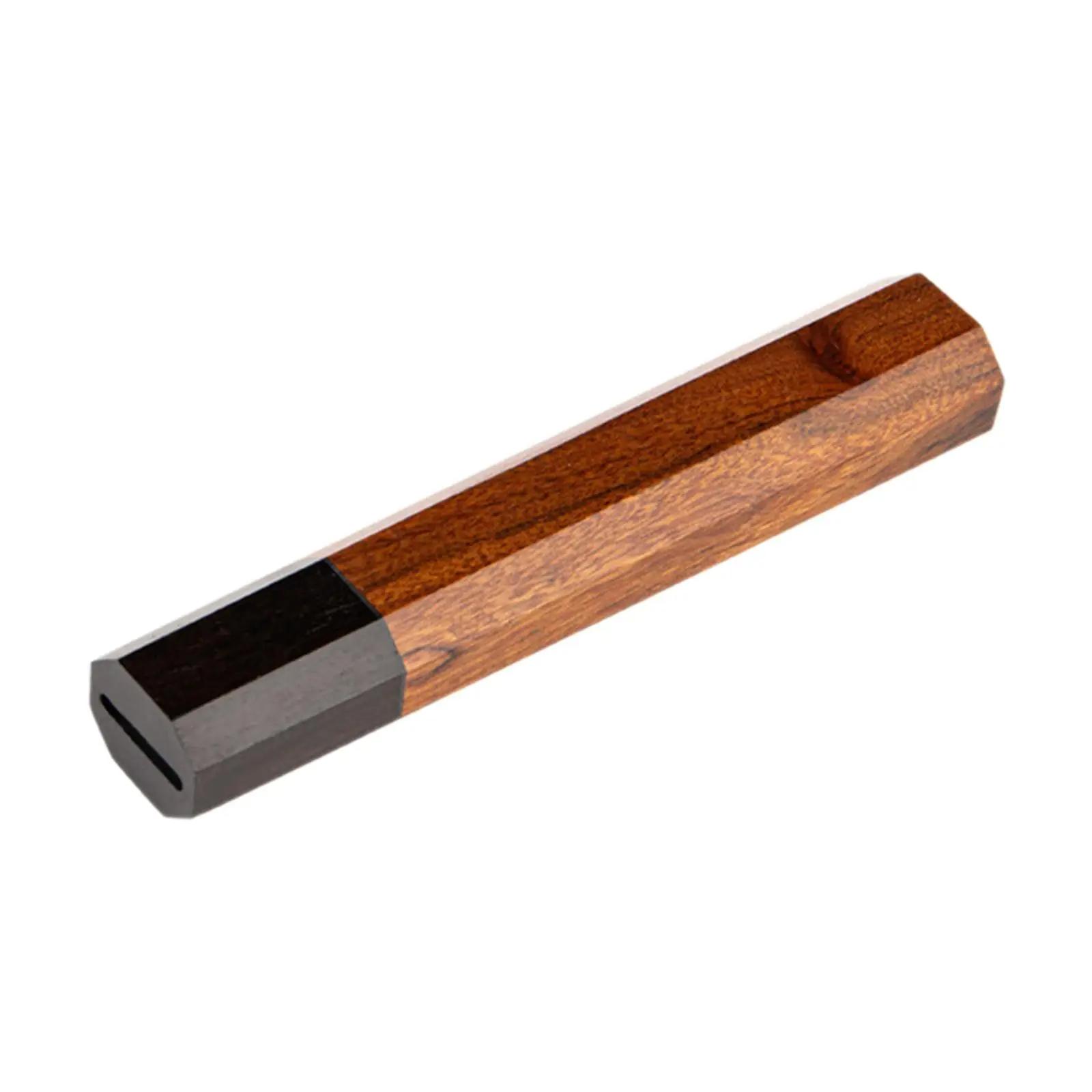 Kitchen Knife Handle Grip Wooden Octagonal Handle Professional Sashimi Knife Handle DIY Japanese Cattle Willow Chef Knife Gift
