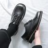 Scarpe derby lucide rétro scarpe eleganti casual in pelle taglia grande testa larga
