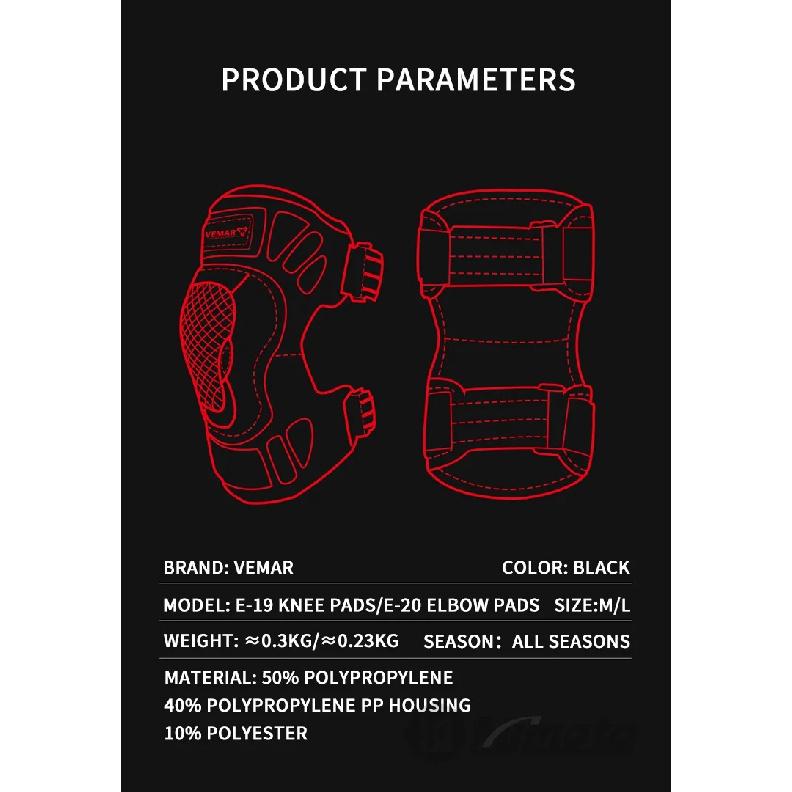 VEMAR Motocross Knee Pads Professional Anti-fall Knee Pads Cache Protection From Harm Breathable Cycling Riding Leg Guard Moto