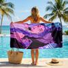 Kpop Hunter Fashion Beach Towel: Ideal for Summer Adventures Soft, Absorbent and Quick Drying Suitable for Swimming and Bathing