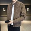 Herren Arbeitsjacke 2026 aus Wildleder mit Stehkragen - Vielseitig für Frühling, Herbst und Winter